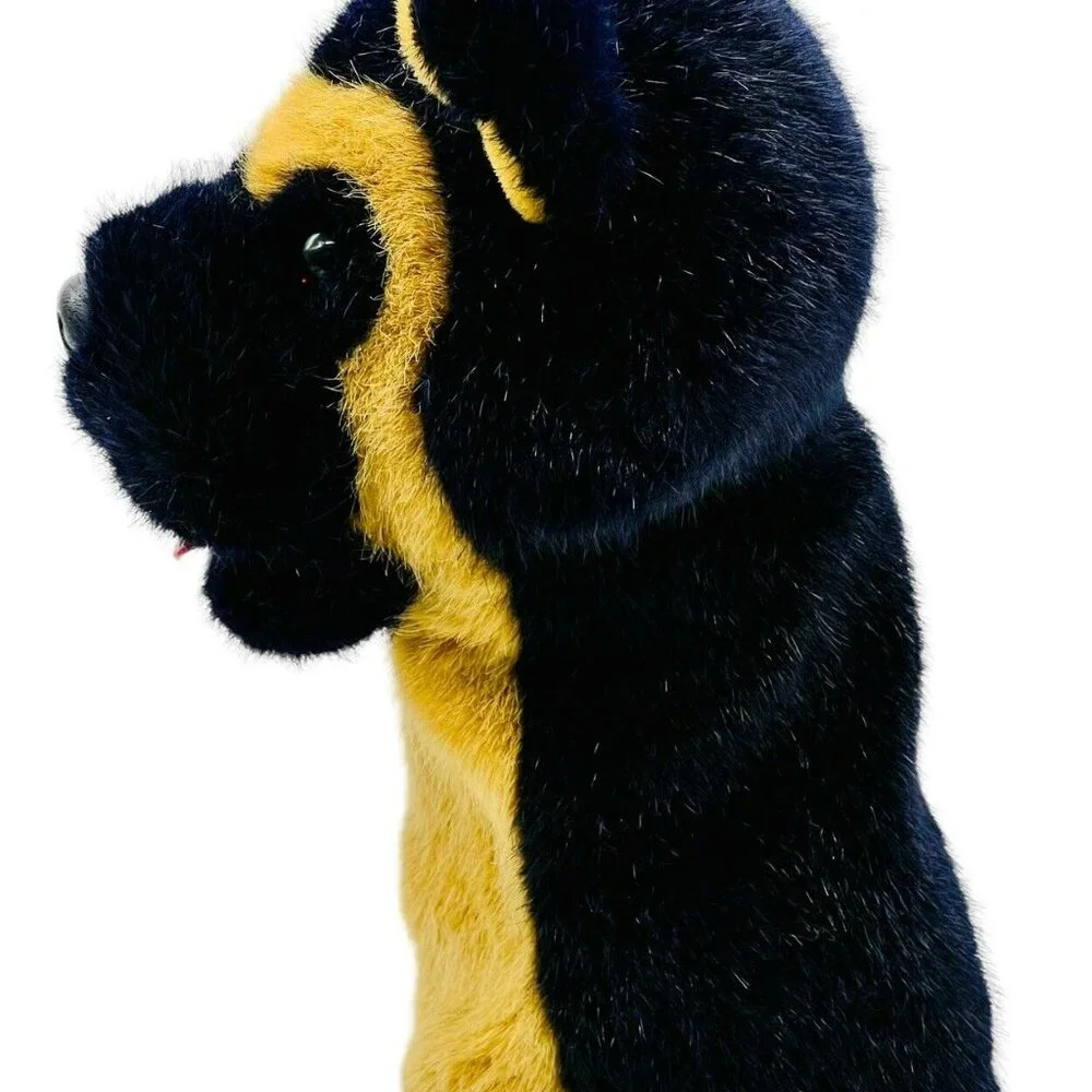 Dakin German Shepherd Puppet Plush Puppy K9 Dog‎ Stuffed Animal 10 inch 1993